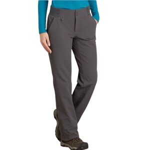 Duluth Trading Co Women's Gray Black Hills Water Repellent Cargo Pants‎ Size 4